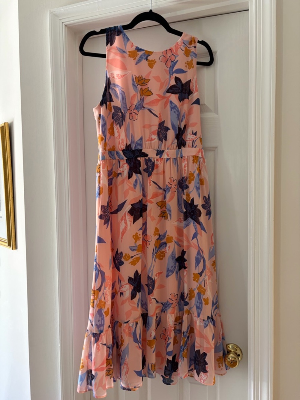 J. Crew Pink Floral Print Dress